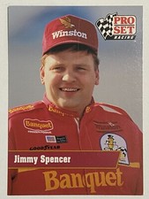 Nascar 1991 Pro Set #83 Jimmy Spencer Banquet