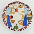 PASTA 101 by Tabletops Vegetables Checked Border INDIV Pasta Bowl 8" ROTINI