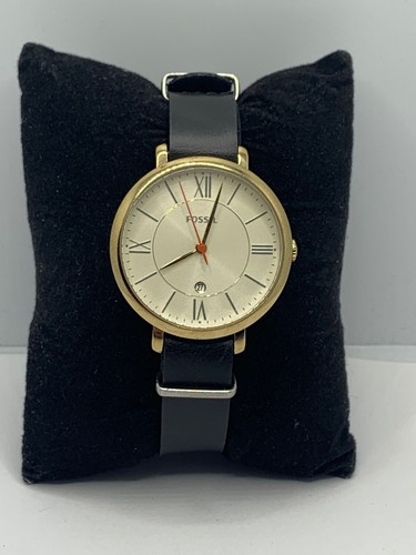 Fossil ES3486 Women's Black Leather 