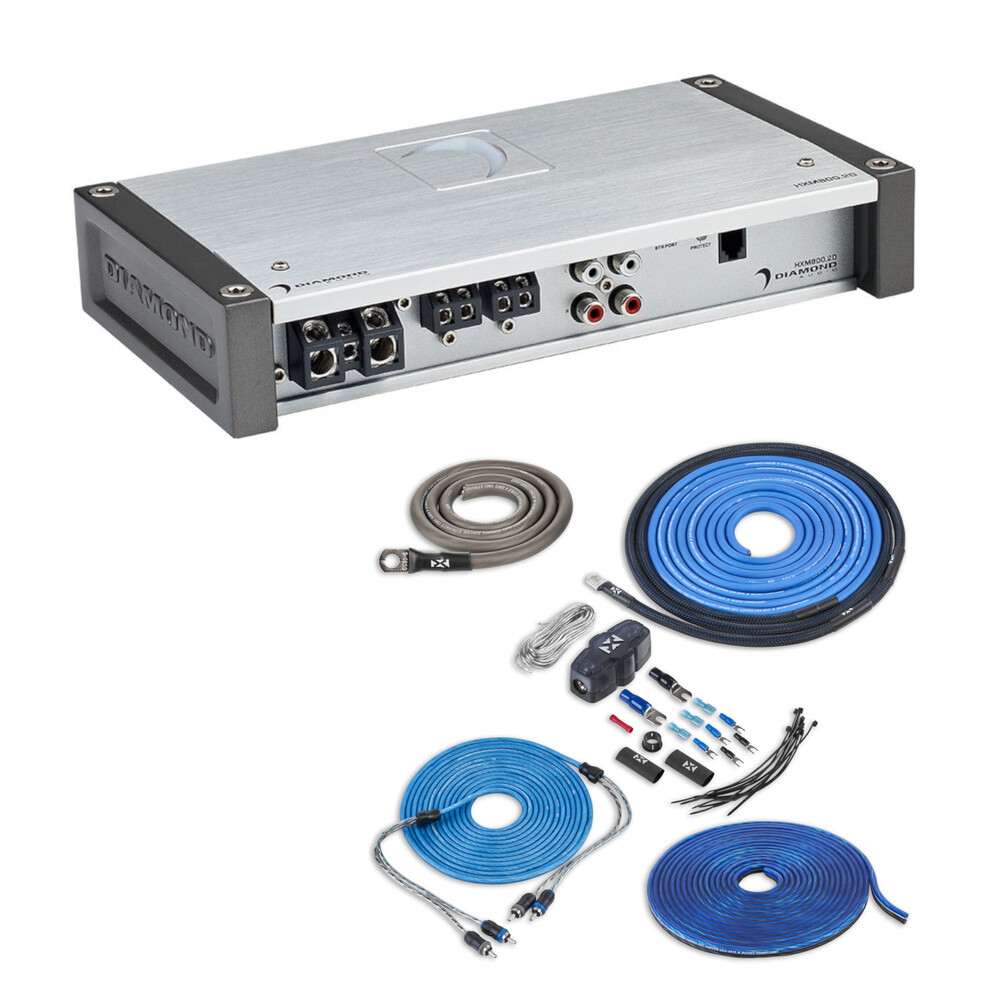 Diamond Audio HXM8002D 2-канальный морской усилитель RMS мощностью 800 Вт с комплектом усилителей 7049000₽