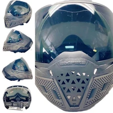 Empire EVS Paintball Mask/Goggle - Black/Black.