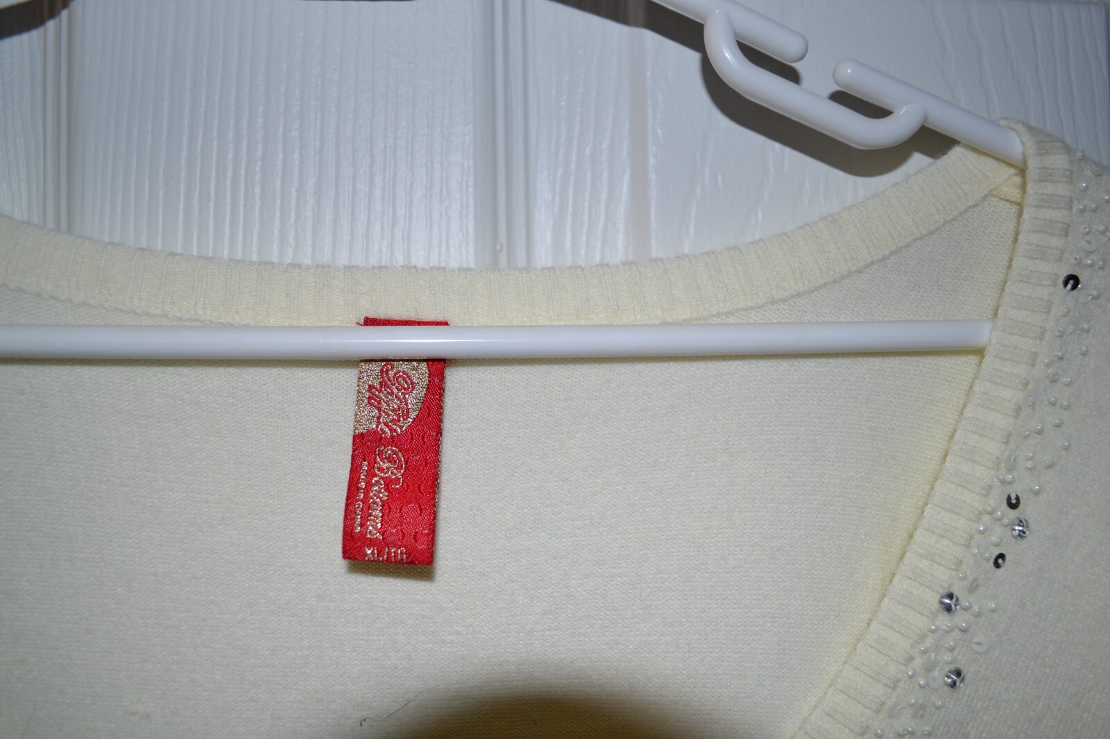 Apple Bottoms Winter White Button Front Crop Card… - image 3