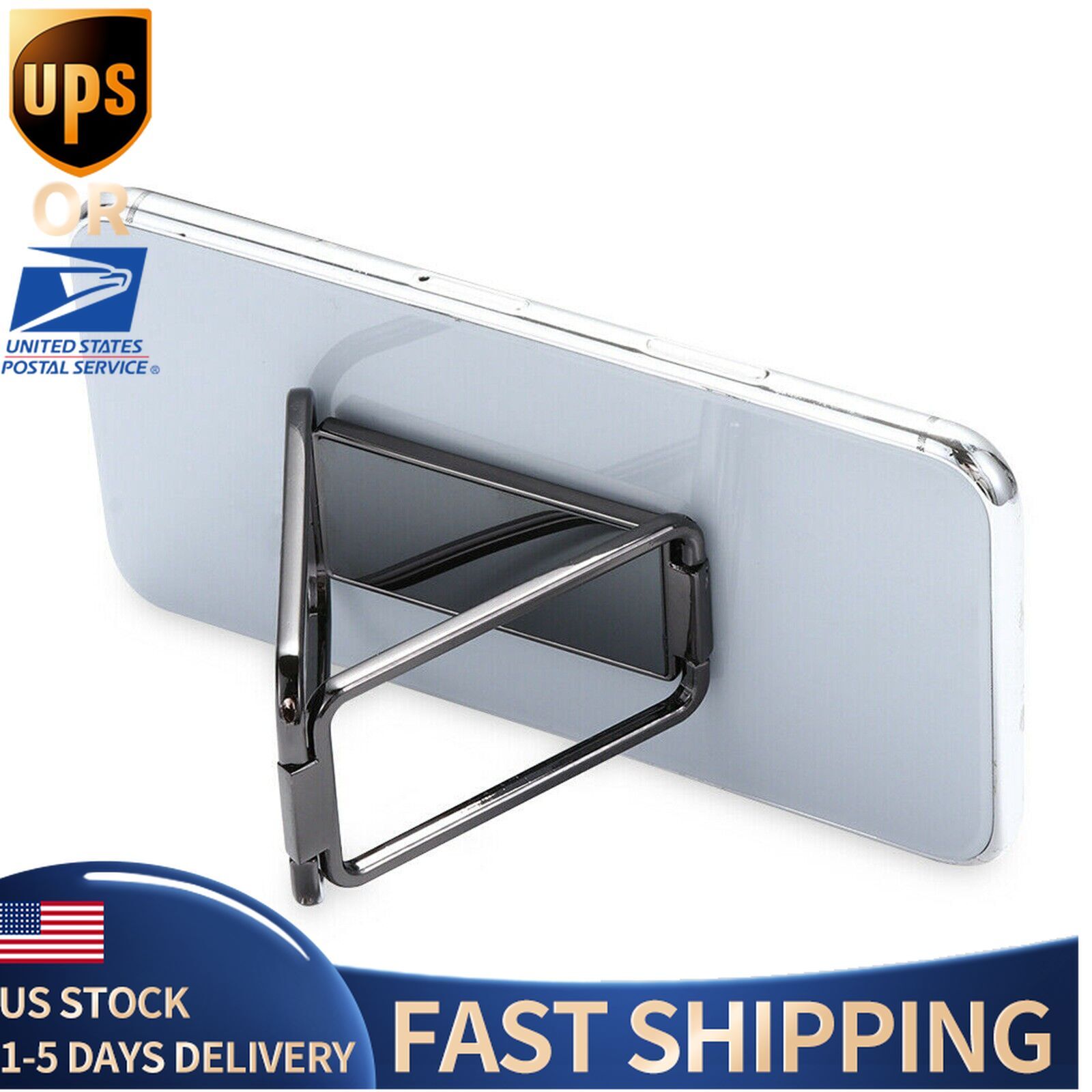 360° Rotating Foldable Phone Stand with Adjustable Kickstand & Finger Ring Holder  