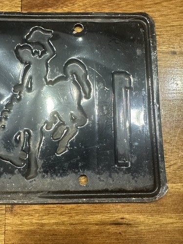 Wyoming License Plate 1963 Natrona Casper County 1 Vintage 1-4386 Wall Decor - Picture 8 of 8