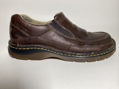 Dr Doc Martens Slip on Loafers Brown Mens Size 10 Ladies  display picture 1