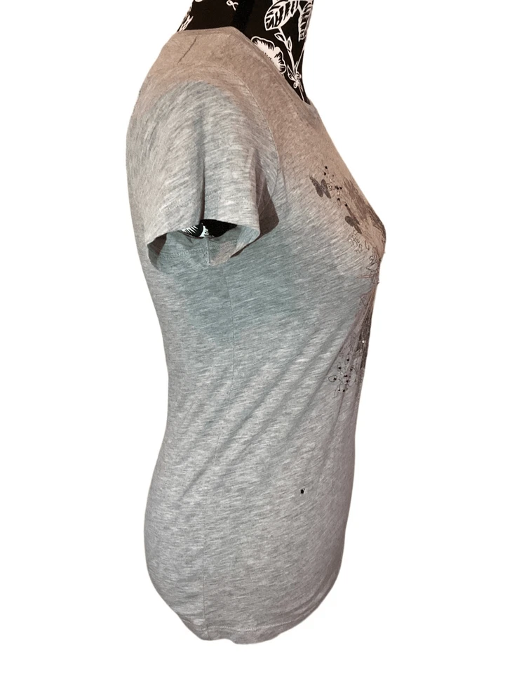 Винтажная футболка Y2K Lilu Laguna Beach для серфинга с бисером блестки - Изображение 3 из 4