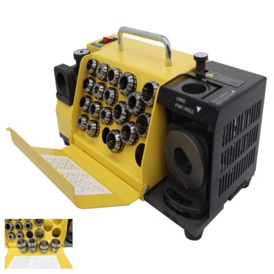 110V 3-20mm Drill Bit Grinder Drill Grinder Electric Sharpener 18Collets 4400rpm