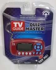 New Excalibur Electronics TV Guide Quiz Master Electronic Keychain Model# TV40