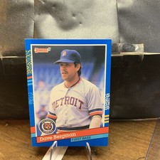 1991 Donruss Baseball Card #342 Dave Bergman Tigers