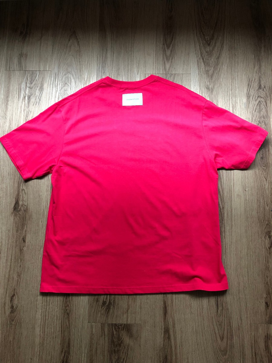 INSTANTFUNK Vintage Logo T-Shirt Viva Magenta size 4 (XL