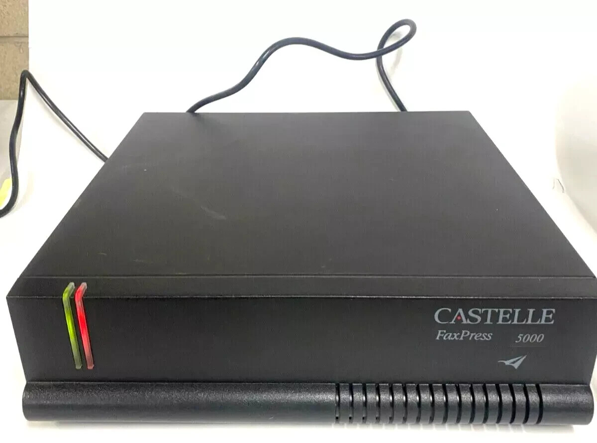 Castelle FaxPress 5000 (8-Line) External Fax / Modem 8-Port Server | eBay