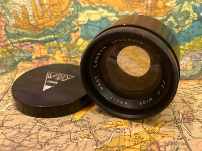 Wray London F6.3 Weitwinkel 7 Zoll m. SPIEGEL - Spezialobjektiv 4 optische Experimente