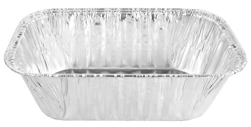  Handi-Foil 1 lb. Aluminum Mini-Loaf/Bread Pan 25 Pack - Disposable Baking Tin - 第 2/6 張圖片