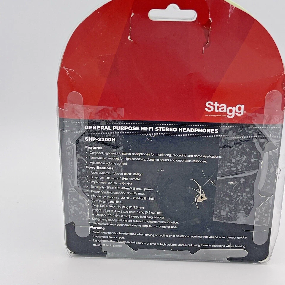Nuevo en caja Stagg SHP-2300H Auriculares Estéreo HiFi Ligeros Estéreo Monitoreo Auriculares Foto 3 de 3