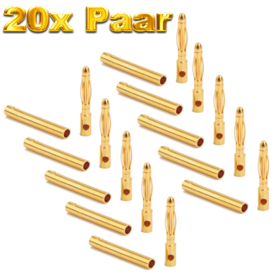 Connettori A Banana Placcati Oro 4mm - 10 Pezzi Multicolore Per Alta Corrente - Foto 13