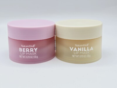NatureWell  Hydrating Lip Masks Vanilla, & Berry0.70 oz. 