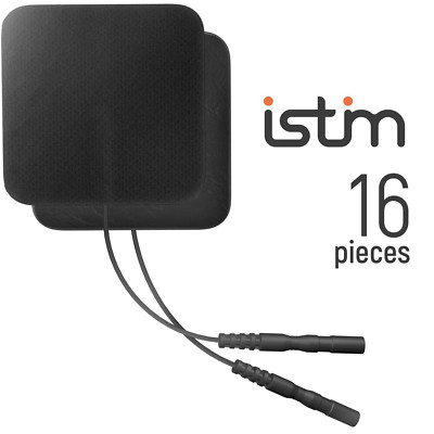 Estim Accessories IStim Premium Soft TENS/EMS Electrode Pads - 48 Pack Of 2x2 Inch Pads With Japanese Gel TENS Electrode Pads - Foto 4