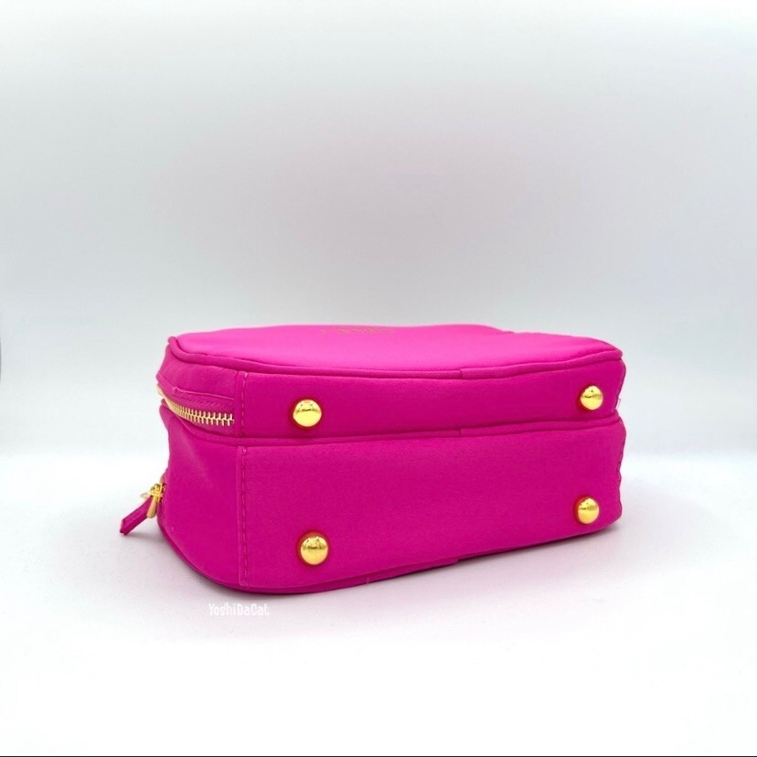 Prada Crossbody Bag Pouch Makeup Cosmetic Vanity Case Candy