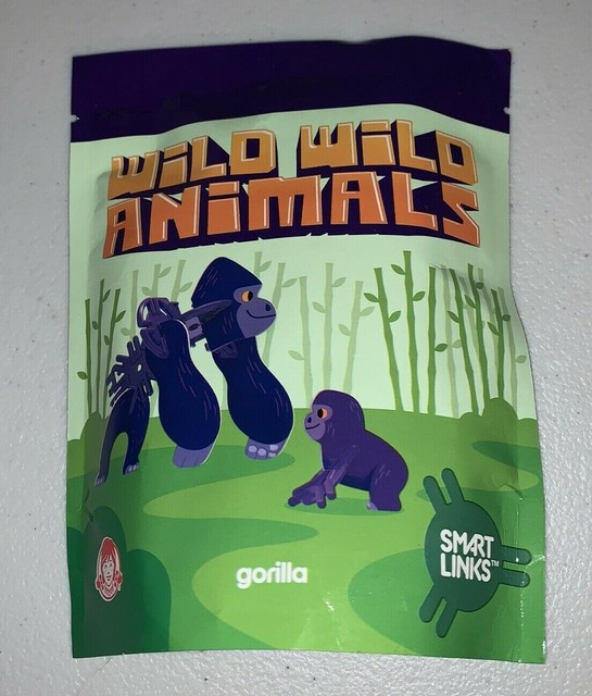 Wendy's Kids Meal Toy SMART LINKS Wild Wild Animals Gorilla eBay