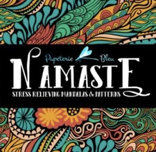 Namaste-Stress Relieving Mandalas  Patterns-Antistress Coloring Book for Adults
