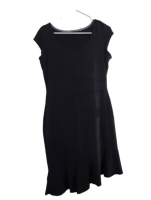 athleta asymmetrical dress Crescendo stretch black ruffle Goth Witchy Size MP Primary colour:Grey Zimmermann Asymmetric Mini Dress Tall 53 3/4. resort