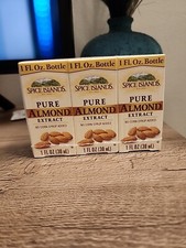 3 Pack Spice Islands&reg; Pure Almond Extract 1 fl. oz. Box