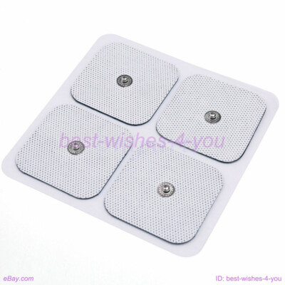 40x Snap On Replacement Electrode Pads For T*E*N*S Unit Self Adhesive Stud 2inch