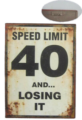 Blechschild ''Speed Limit'' Tempo Verbot Verkehrsschild Straßenschild 35x26cm Neu