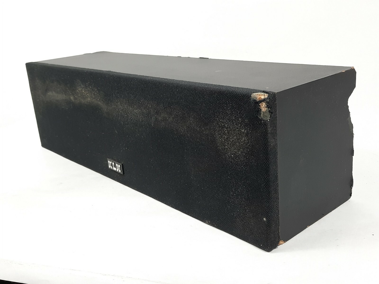 Vintage KLH Center Channel Speaker Black SEE PICS / READ eBay