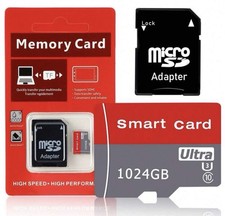 1TB Micro SD Card With Adapter Memory Card High Speed Mini SD Card