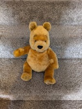 Authentic Disney Classic Winnie The Pooh Poseable Jointed Stuffed Plush 14" EUC