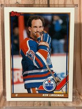 Ken Linseman 1991 Topps #146 Edmonton Oilers
