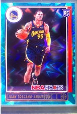 2021-22 Hoops Juan Toscano-Anderson Teal Explosion RC #248 Warriors