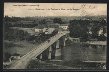 CPA Navarrenx, Le Pont sur le Gave, vu du Rempart 