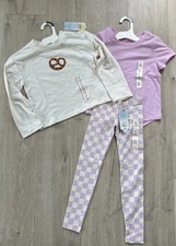 New Girls Bundle Size 4-5TIncludes 1 T-shirt, 1 Long Sleeve T-shirt ,1leggings