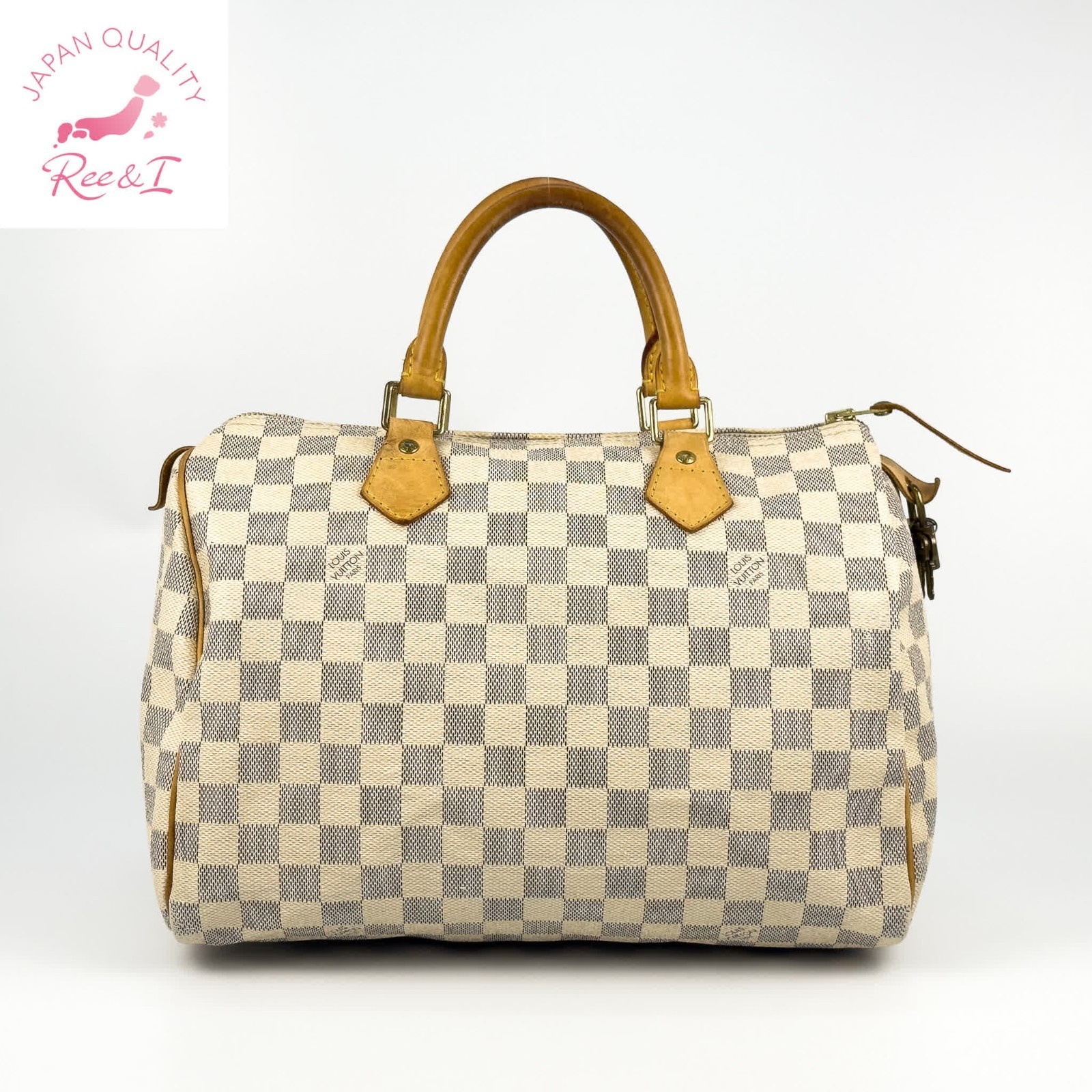 Louis Vuitton speedy 30 Damier Azur N41533 Hand Bag LV Authentic B26011601