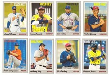 2019 Topps Heritage Minors - NEW YORK METS - 8 Card Team Set w/ Tim Tebow