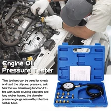VT01052 12pcs Engine Oil Pressure Tester Diagnostic Testing Tool Cylinder Gauge