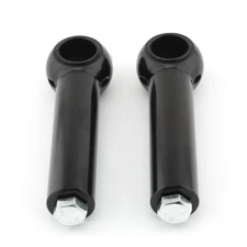 height up 5" Handlebar Clamp Riser Kit For Harley Davidson Cruisers Black