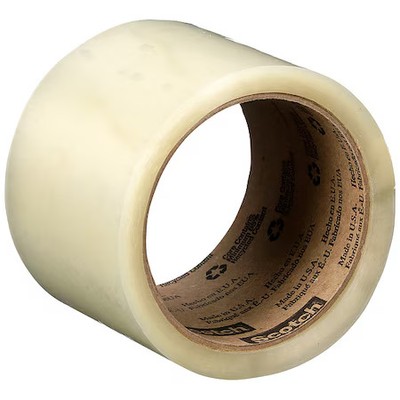 Scotch 371+ Cartonsealingtape, 2.1Mil, Clear, Pk24