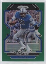2021 Panini Prizm Green Prizm Billy Sims #154 18vn
