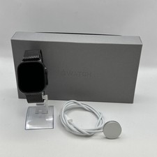 Apple Watch Ultra 2 49mm Black Titanium LTE w/ Titanium Milanese Loop - 9/10