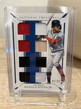 2019 Panini National Treasures Ronald Acuna Jr. 8 Patch /99 ATL  Braves