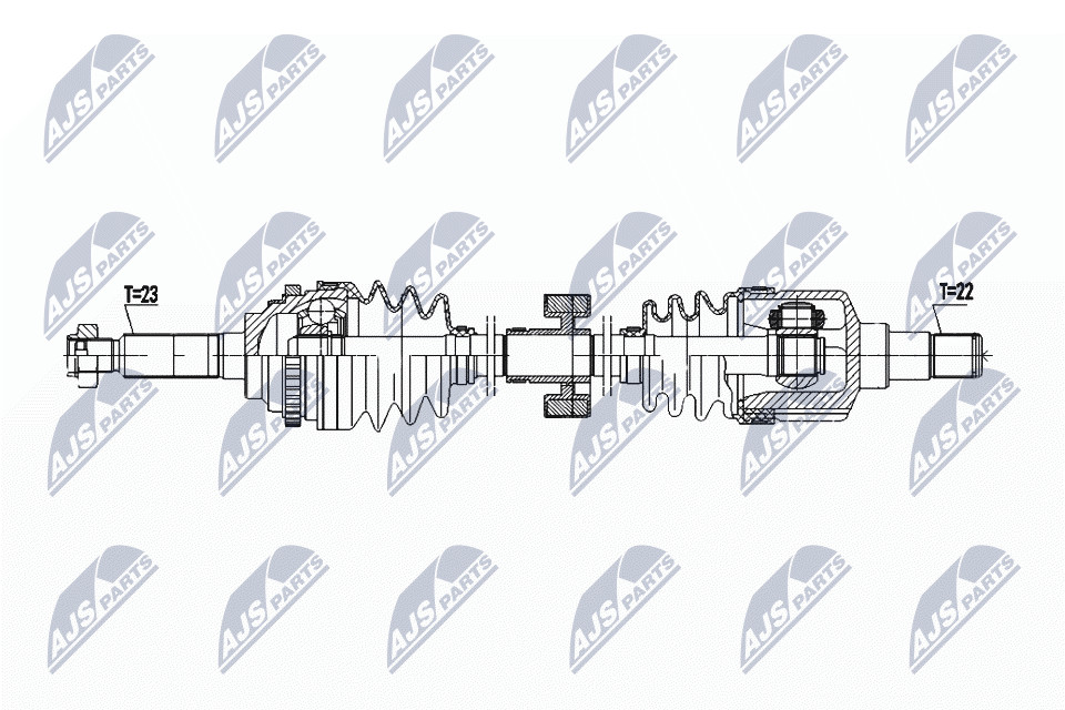 Fits NTY NPW-DW-051 DRIVESHAFT - Image 10