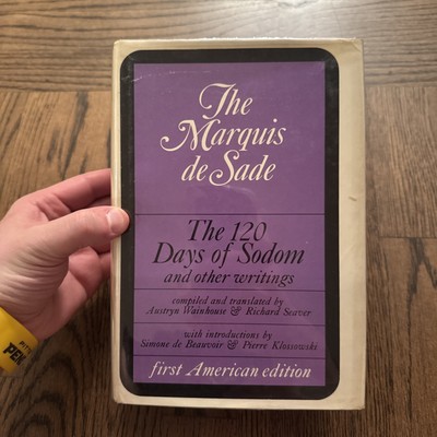 The Marquis de Sade 120 days of Sodom 1st American Edition First Printing 1966