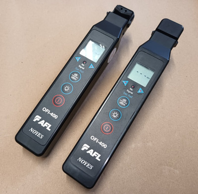 2 x AFL NOYES OFI-400 Optical Power Meter Fiber Identifier (1 beschädigt)