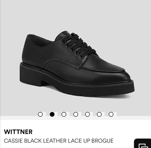 ' WITTNER ' Leather Lace Up Shoes Brogues - 38 - Excellent Condition- Cassie - Picture 10 of 12