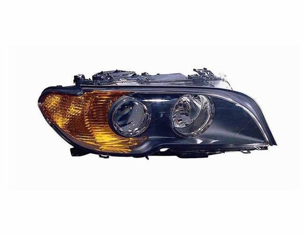 XENON-SCHEINWERFER Rechts BMW 3ER Coupe' E46 03-06 Schwarz MIT Orangem Blinker-image