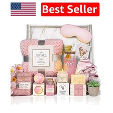 Charming 12-Piece Gift Set with Silk Pillowcases - Thoughtful Gifts for Women