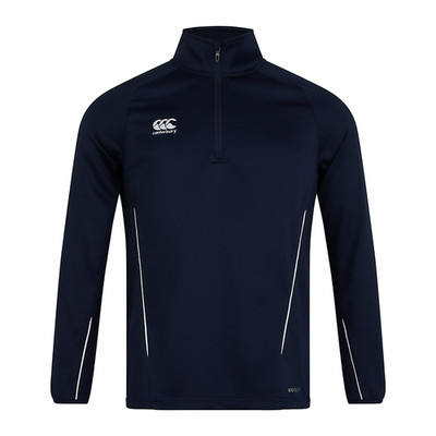 Canterbury Junior Team 1/4-Reißverschluss Midlayer marineblau Alter 8 KOSTENLOSER VERSAND